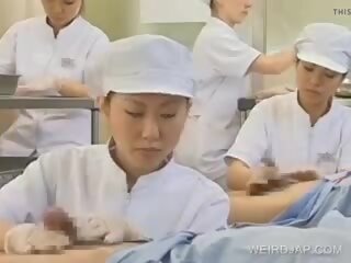 Nhật bản y tá làm việc tóc rậm dương vật, miễn phí x xếp hạng quay phim b9