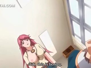 Kulay-rosas buhok anime beyb puke fucked laban sa ang