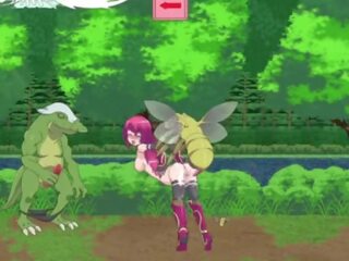 Guild meister &vert; szakasz 1 &vert; scarlet hajú barátnő subdued által lizard szörnyek és főnök hogy kap neki punci megtöltött -val terhelések a elélvezés &vert; hentai játékok gameplay p1