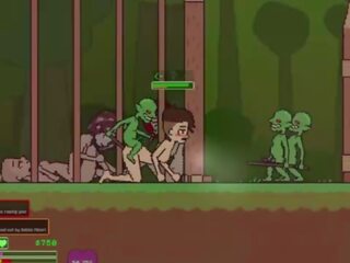 Captivity &vert; sân khấu 3 &vert; khỏa thân phái nữ survivor fights cô ấy cách xuyên qua oversexed goblins nhưng fails và được fucked lược cứng nuốt liters của kiêm &vert; hentai trò chơi gameplay p3