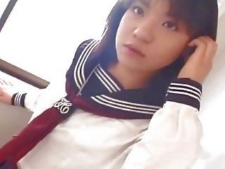 Gražu japoniškas dukra cumfaced necenzūruotos