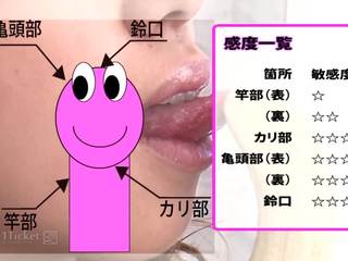 Japansk blowjob instructional vis (usensurert jav)