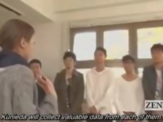 Felirattal nők ruhában, férfiak meztelen japán bizar csoport johnson inspection