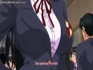 Flørten anime høyskole cuties suging penis part3