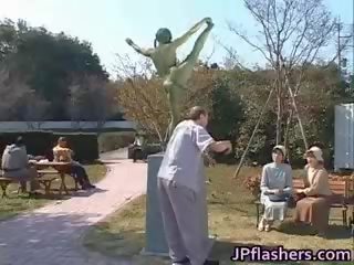 বাতিক জাপানী bronze statue moves part6