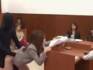 Japanese goddess Lawyer Gets Fucked By A Invisible Man