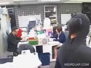 Asian divinity Gets Cunt Teased At Work