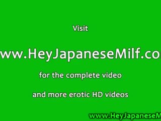 Japanese milf pounded from behind from lucky youth