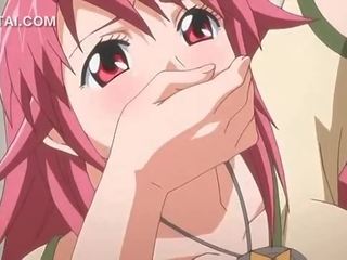 Růžový vlasy anime cookie píča v prdeli proti the